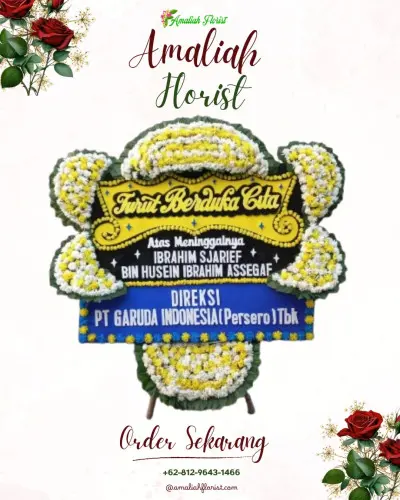 Papan Bunga Duka di Gandus