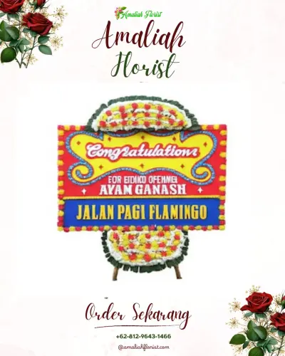 Bunga Papan Congratulation di Gandus